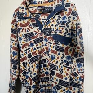 Patagonia Multicolor Patterned Fleece Sweatshirt